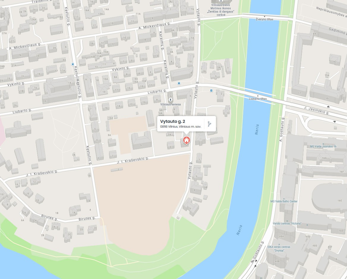 ARTMONAS Rėminimas Vilniuje (žemėlapis)